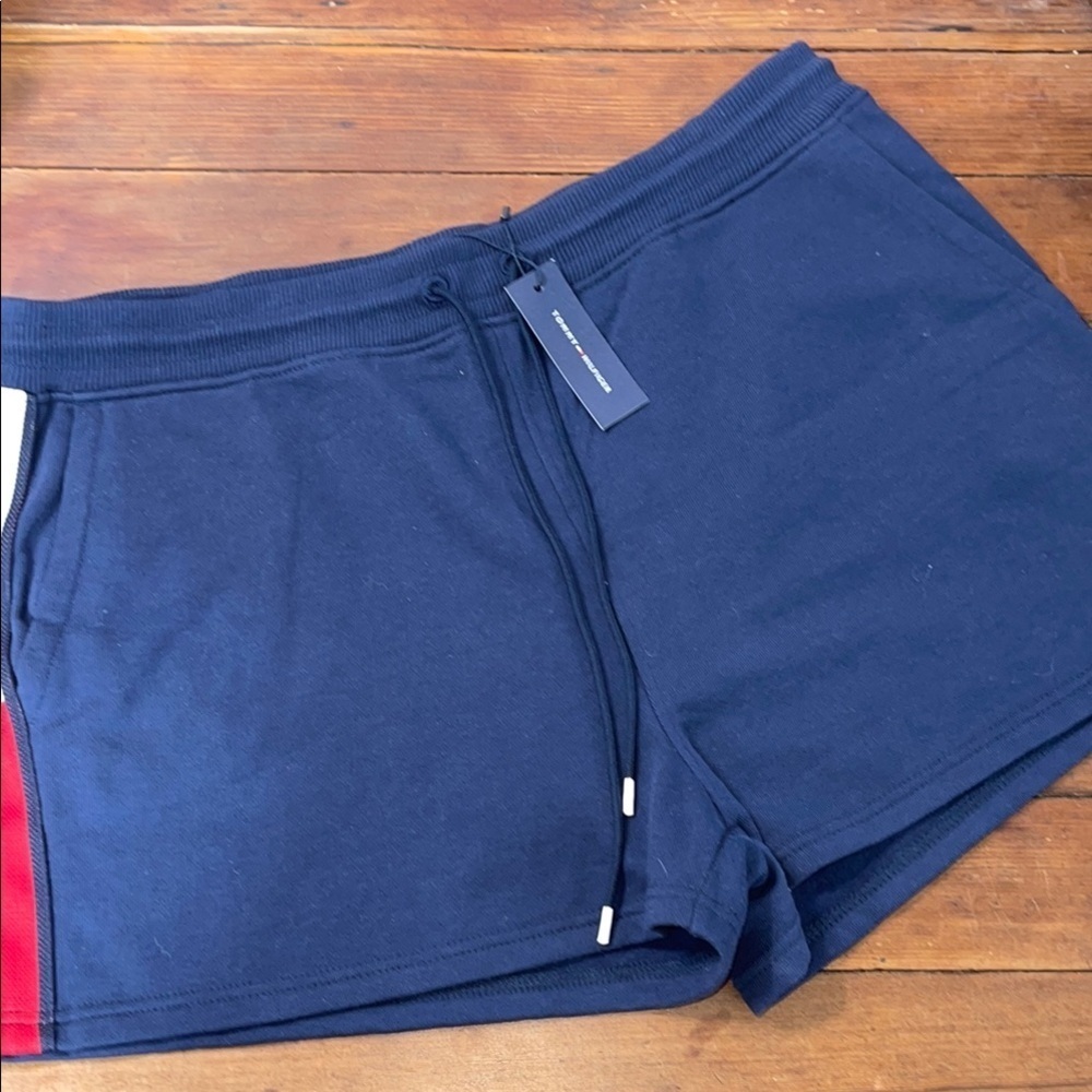 Tommy Hilfiger Athletic Shorts Blue and Red